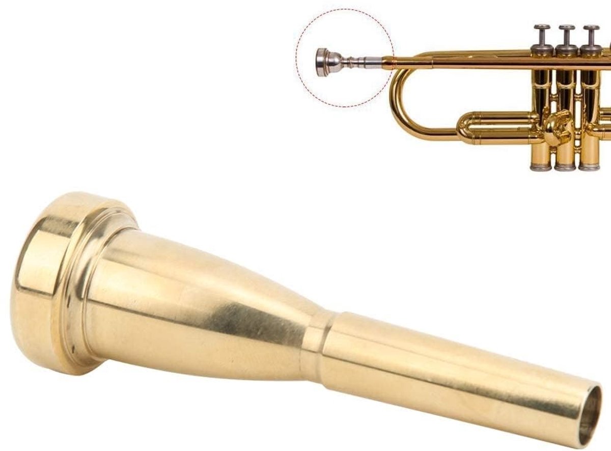Trompet Mondstuk - Gouden gegalvaniseerde Messing - Muziekinstrument Accessoires .