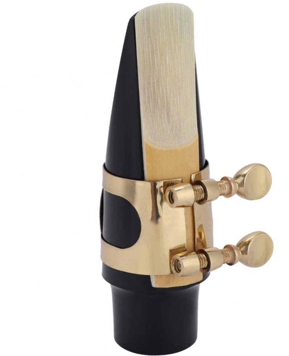 SPHProducts - Portable Saxophone Spout - Saxofoon accessoires - Lichtgewicht en draagbaar - Antiek koper - Mondstukset - Perfect voor muzikanten - Inc