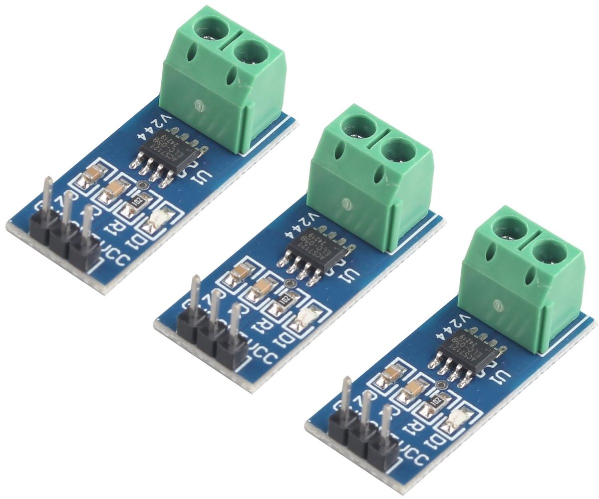 Allecto - ACS712 Stroom Sensor Module - 5A meting - Precisie Huidige Meting voor Arduino - Ideaal voor energie monitoring - Geschikt voor elektroni...