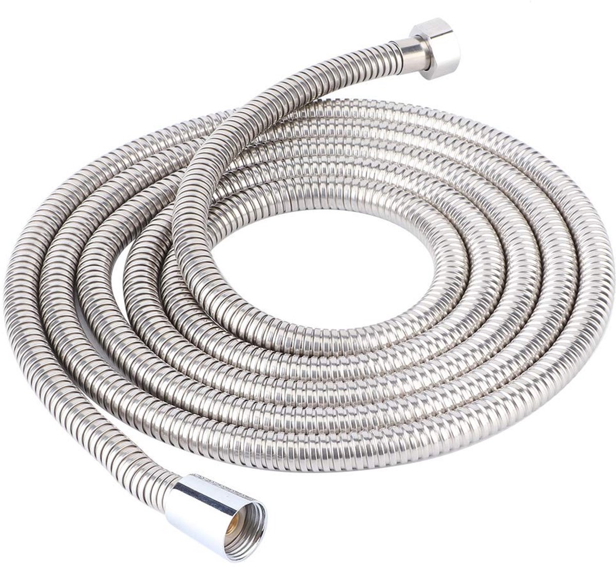 aladdien - Super-lang Douche Slang - Roestvrij Staal - Sterk en Robuust - 3 Meter - Douche Slang Vervanging - Geschikt voor Badkamer Accessoires