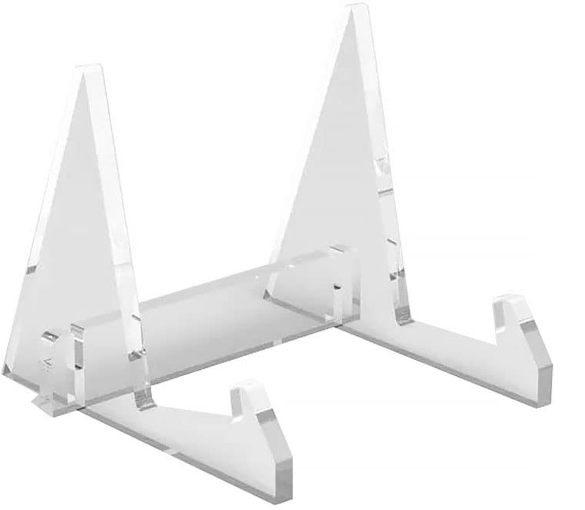 Allecto - Acryl Display Stand - Fotolijst Houder - Transparant - Decoratief - Ezel Stand - Geschikt voor Thuis en Kantoor - 10 x 10 x 15 cm