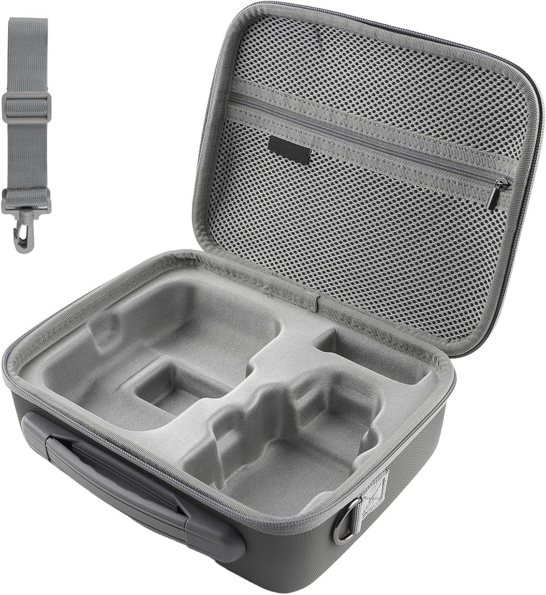 Draagtas voor Mini 2 SE/4K Drone met Schouderriem en Opvouwbare Landingsplaats voor Accessoires en Batterijen