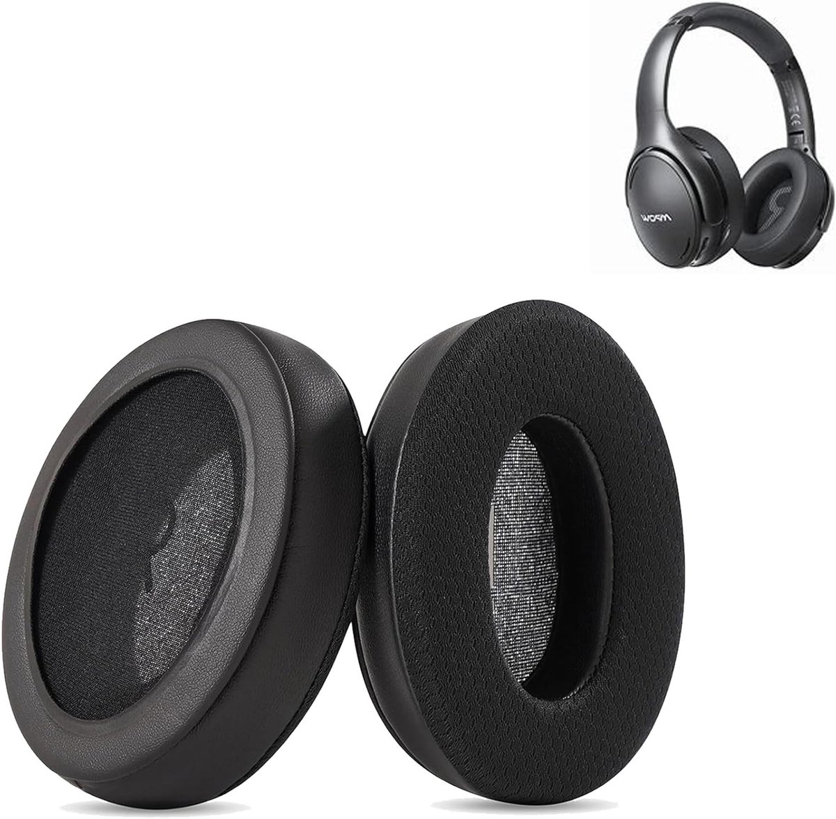 Vervangende Oorkussens voor Bluetooth 5.0 Noise Cancelling Hoofdtelefoons met Koelgel Technologie voor Comfort en Geluidsisolatie