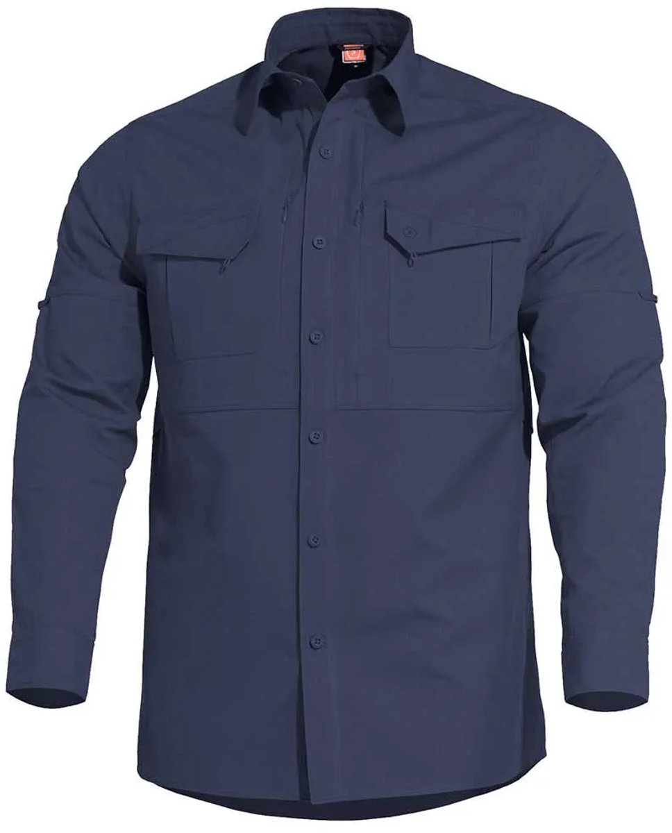 Pentagon Plato Tactic Overhemd Met Lange Mouwen Blauw L Man