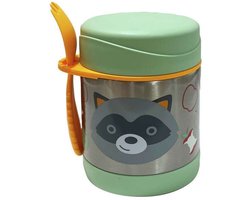 Zoo Edelstahl Warmhaltebox - Waschbär