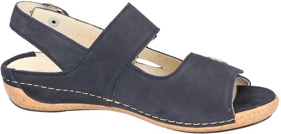 Waldläufer Heliett - dames sandaal - Blauw - maat 40.5 (EU) 7 (UK)