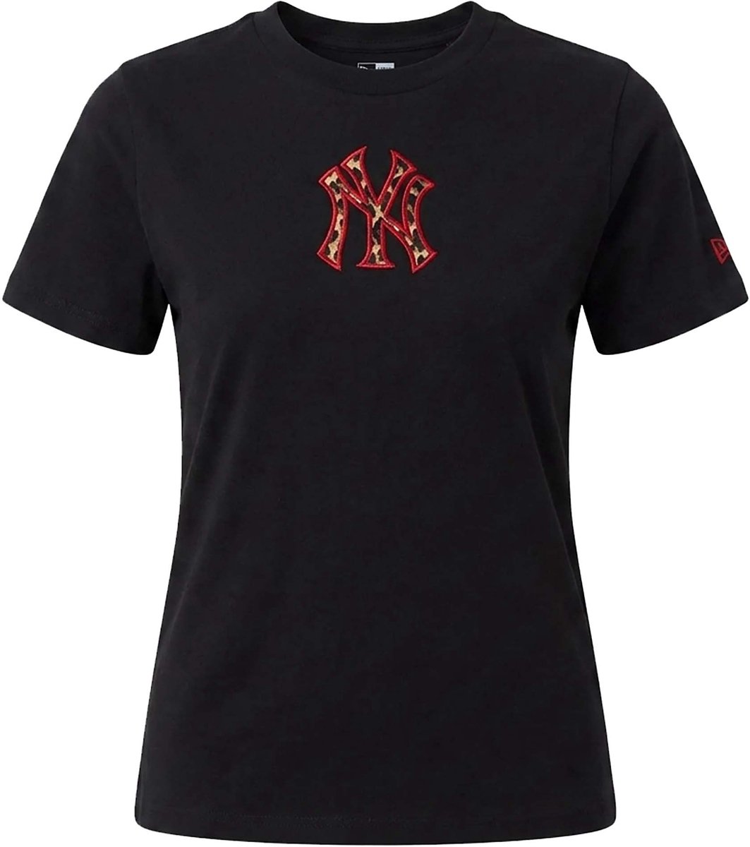 T-Shirt New Era Wmns Mlb Infill Tee Neyyan Fashion Wear Vrouwen Zwart