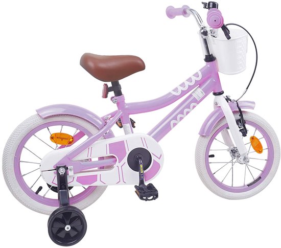 vidaXL - Kinderfiets - 14 - Inch - voor - 3-5 - jaar - oud - Paars van VidaXL — afbeelding 3