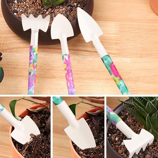 Allecto - tuinset met ergonomische handgrepen, inclusief gereedschap, plantenspuit en opbergkoffer - perfect voor tuinieren en cadeau van Allecto — afbeelding 3