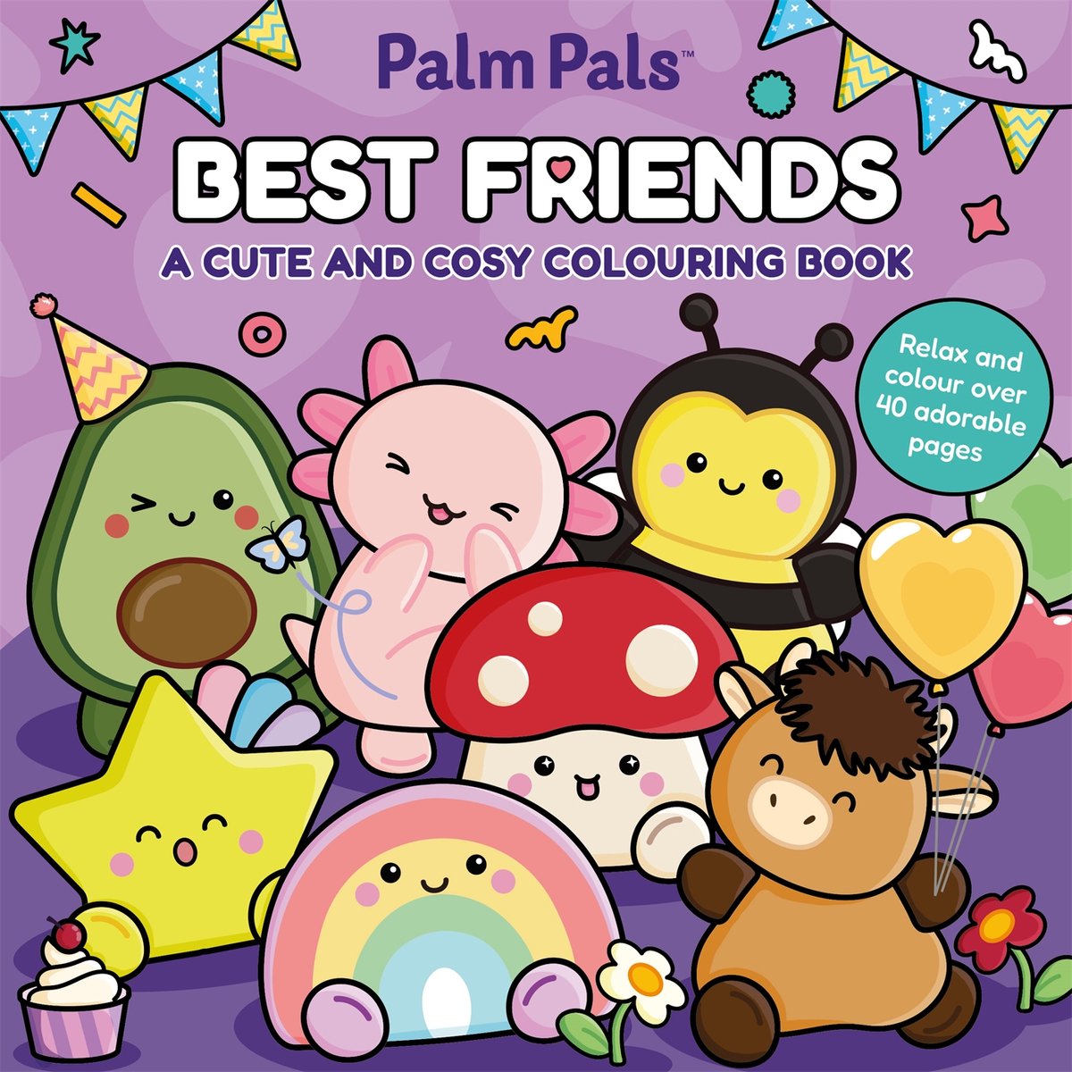 Palm Pals- Palm Pals Best Friends, A Cute And Cosy Colouring Book