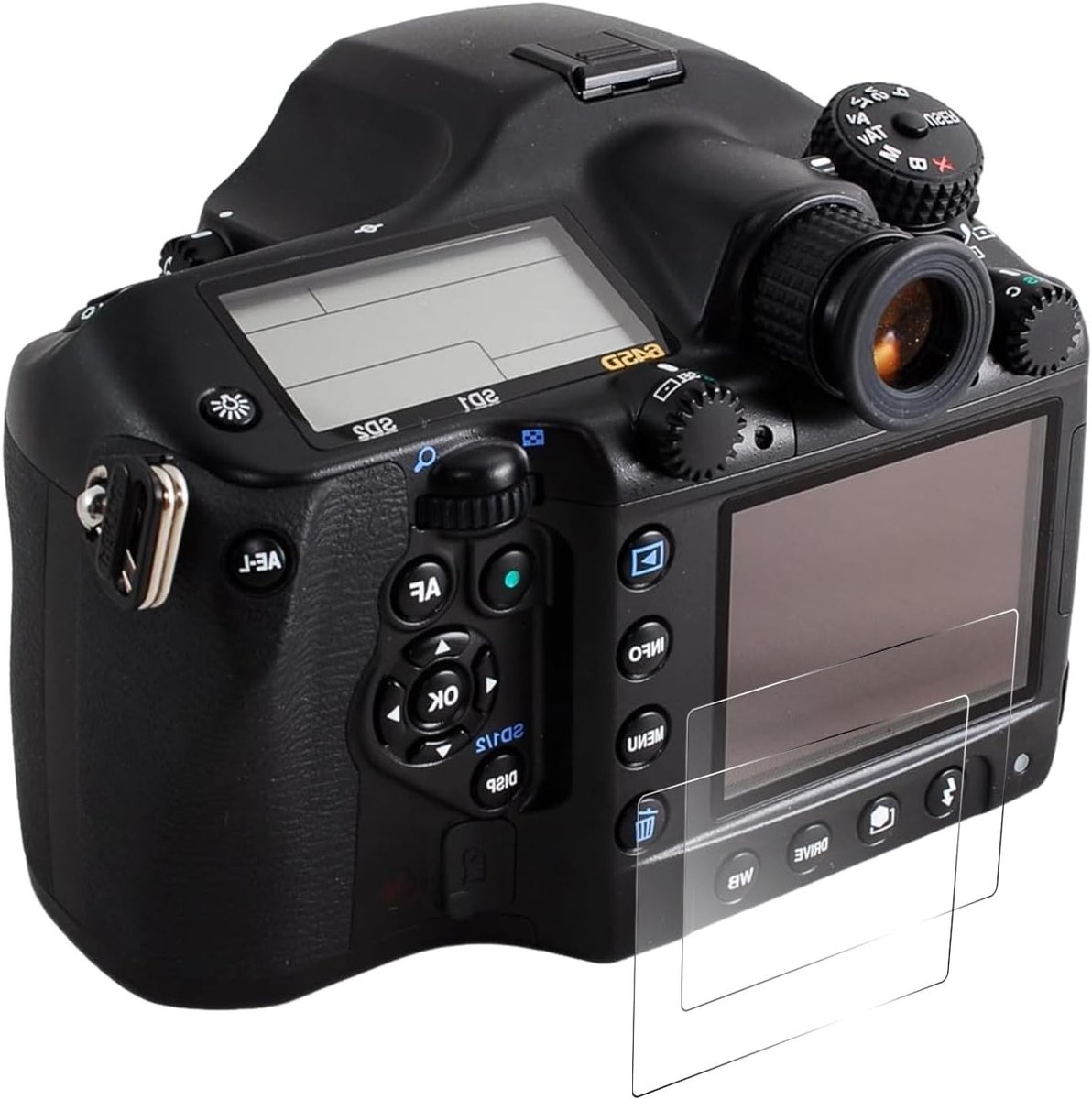 2 stuks kristalheldere 9H gehard glas schermbeschermer voor digitale camera's, anti-kras en vingerafdrukbestendig, perfecte bescherming voor je apparatuur