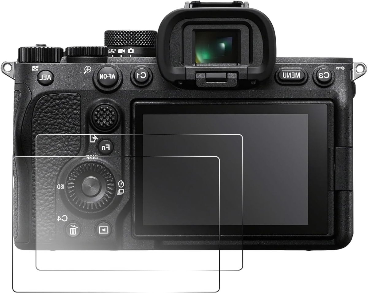 2 stuks schermbeschermer voor digitale camera's, 9H gehard glas, anti-kras en vingerafdrukbestendig, perfecte bescherming voor je camera