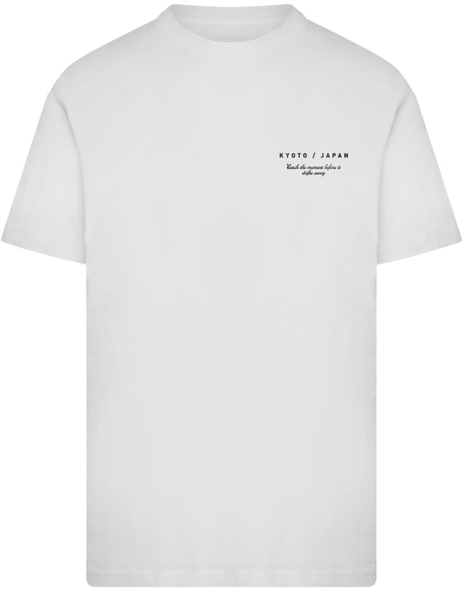 Mister Tee Kyoto Japan Birds And Flowers Heren Tshirt XS Wit