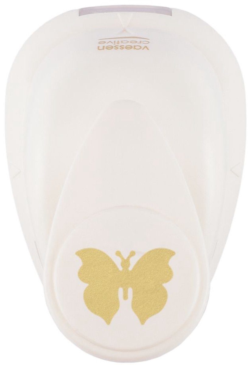 Vaessen Creative Pons - Figuurpons - Vlinder - 1,2 x 1,6 cm