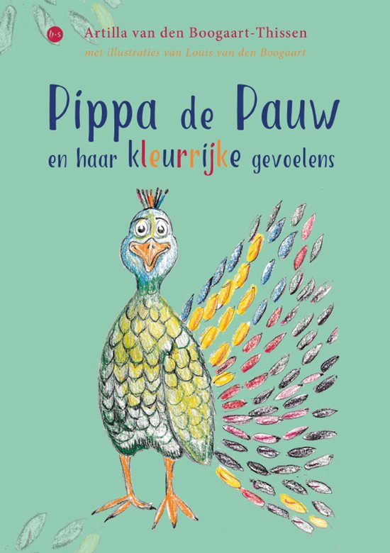 Omslag van het prentenboek Pippa de Pauw en haar kleurrijke gevoelens