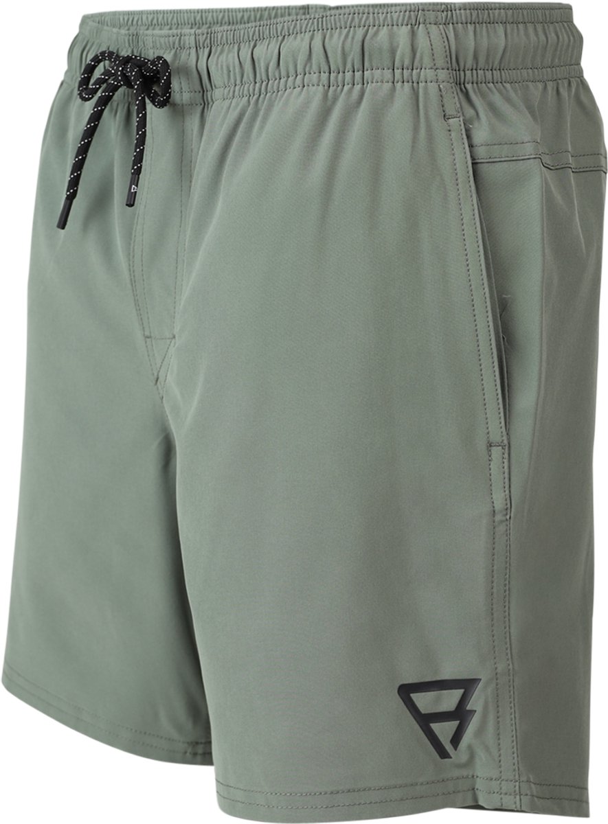 Brunotti Bru - conic Zwembroek Heren - Zwemshort met 4 - Way Stretch - Vintage Green — afbeelding 7