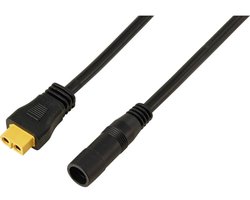 DC-bus 2,5/5,5 mm op XT60-kabel 0,5 m TC-13619300 Zwart TRU COMPONENTS Inhoud: 1 stuk(s)