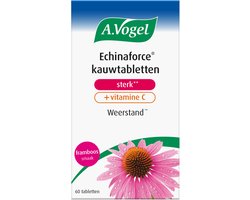 A.Vogel Echinaforce sterk + vitamine C kauwtablet - Ondersteunt de weerstand - 60 st