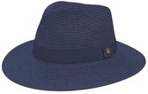 Vista Fedora – Zonnehoed Dames & Heren UV-bescherming Reisvriendelijk - Maat: L-XL: 61 cm - Navy Blauw