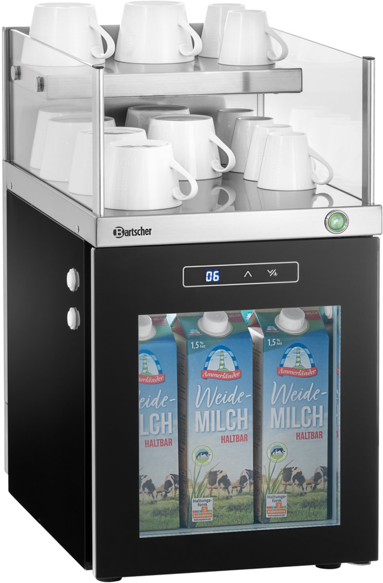 Melkkoelkast-kopjeswarmer-combi