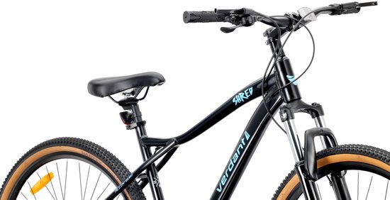 VERDANT SHRED Mountainbike 29", MTB-fiets voor dames en heren, fiets 29 inch - aluminium frame, schijfremmen, 7 versnellingen - Zwart van Verdant — afbeelding 2