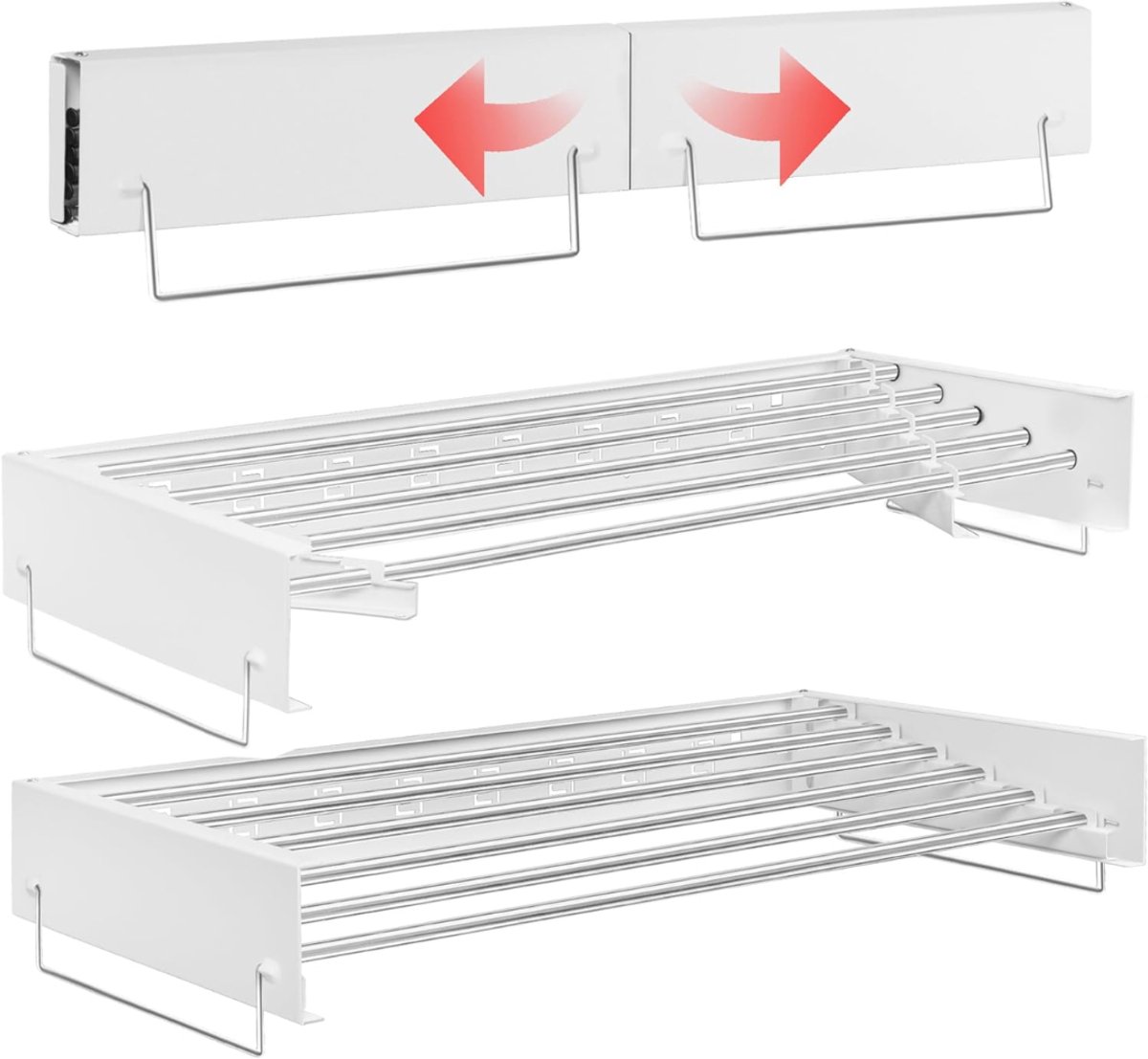 REN®roogrek - Wasrek - Droogrek- Wit -11cm x 80cm x 41cm