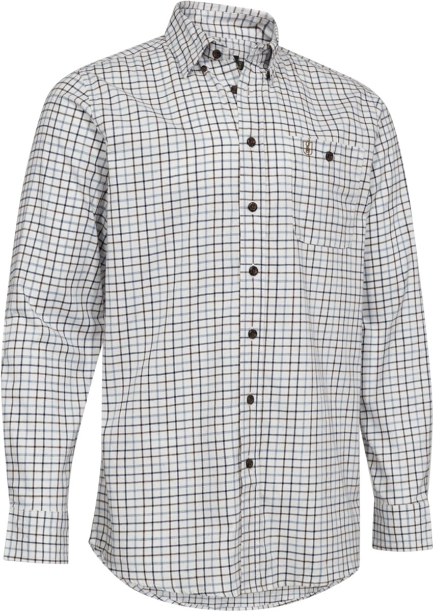 Deerhunter Gavin Overhemd Outdoor Overhemd Jacht Overhemd Lange Mouwen Overhemd Scandinavisch Overhemd Check Cypress