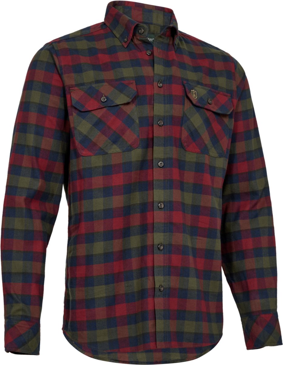 Deerhunter Cooper Overhemd Outdoor Overhemd Jacht Overhemd Lange Mouwen Overhemd Scandinavisch Overhemd Cypress
