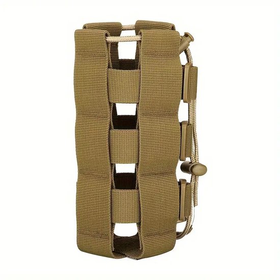 Fleshoes - Fleshouder - Rugzakaccessoire - Verstelbaar - Multifunctioneel - Geschikt voor kamperen, wandelen en andere buitenactiviteiten - Khaki — afbeelding 5