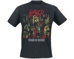 Slayer Reign In Blood Heren T-shirt - zwart - 4XL