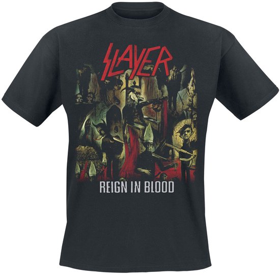 Slayer Reign In Blood Heren T-shirt - zwart - 4XL