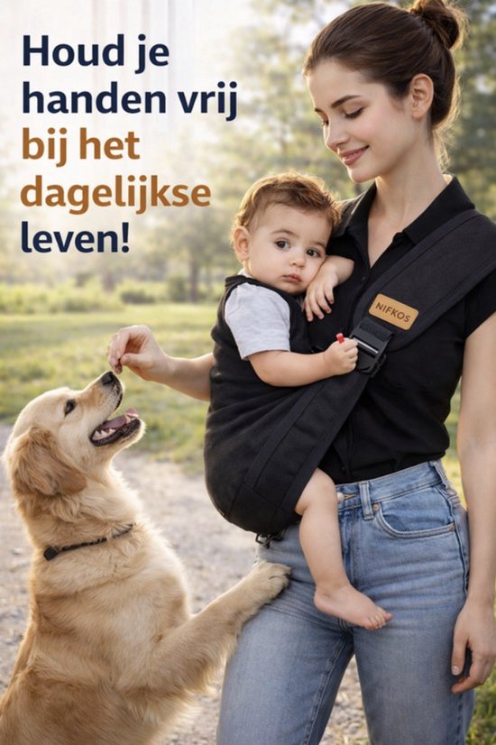 Nifkos - Ergonomische Baby Draagzak - Premium Peuter Carrier - Hoge Kwaliteit van Nifkos — afbeelding 5