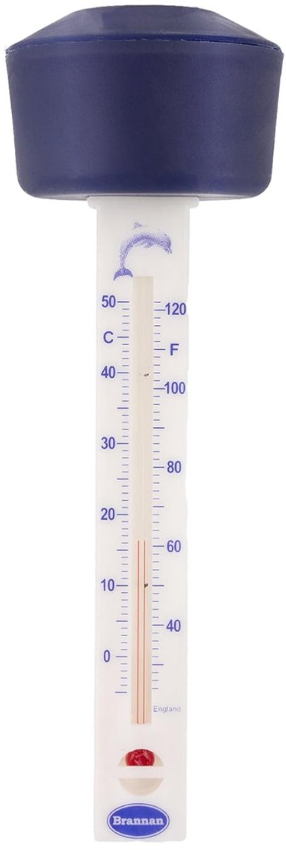 ZMR® Zwembad Thermometer - Waterthermometer - Zwembad Thermometer Drijvend - Blauw - 17cm x 1cm x 1cm