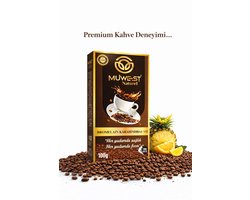 Muwest Natural Bromelaïne KaraHindiba Coffee – Zwarte Cichorei Koffie met Ananasextract & Vitamine C – 100 g