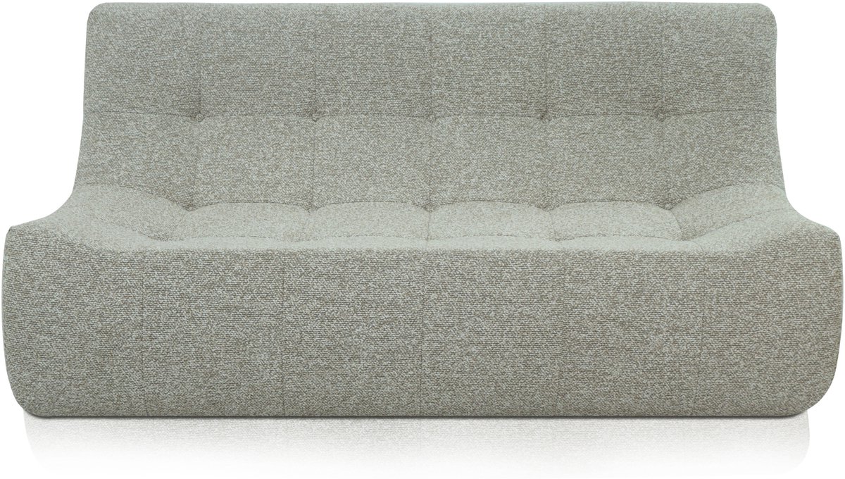 Rave 2,5-Zits Bank Bouclé Taupe