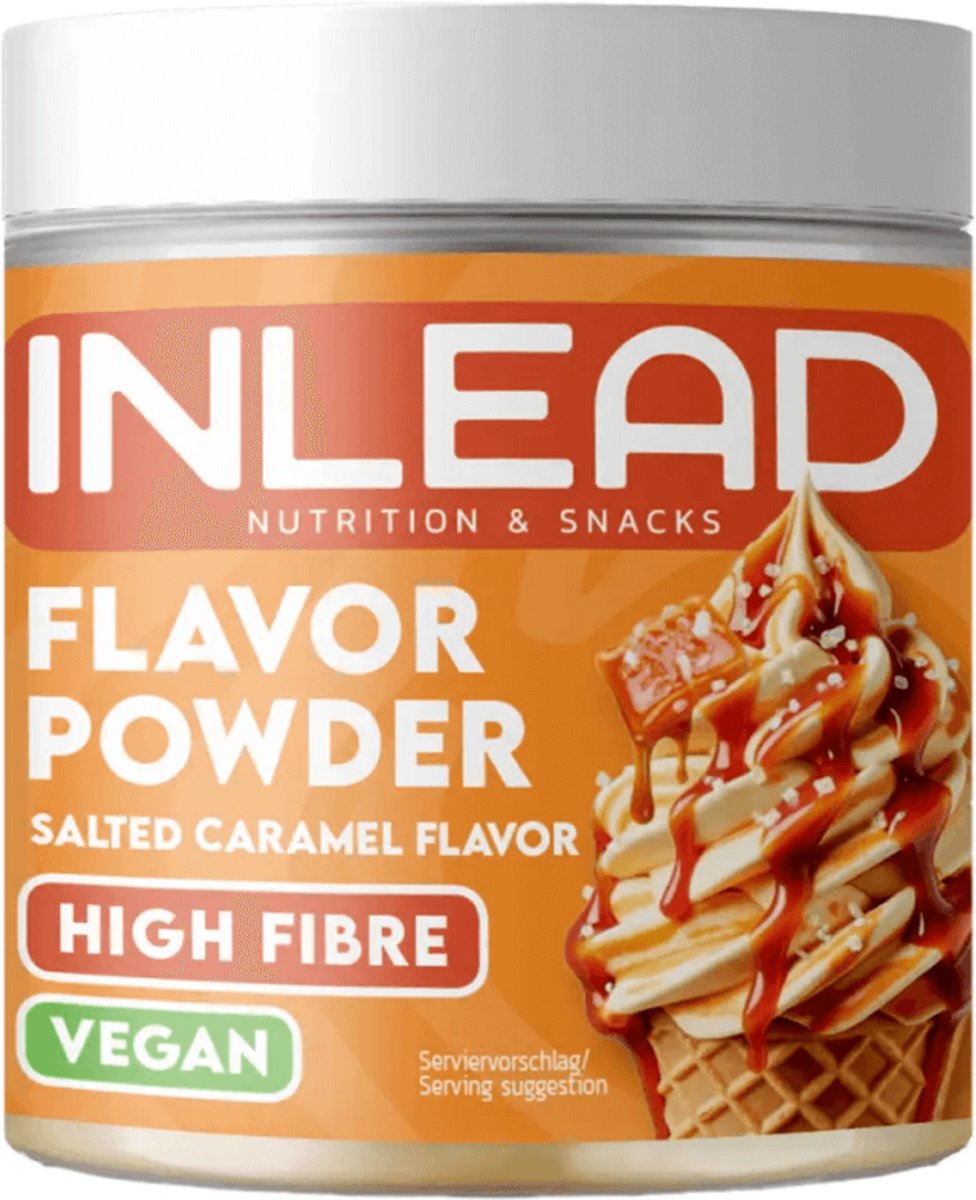 Inlead Flavor Powder (90g) Salted Caramel - Functionele voeding - Smaakstoffen/zoetstoffen