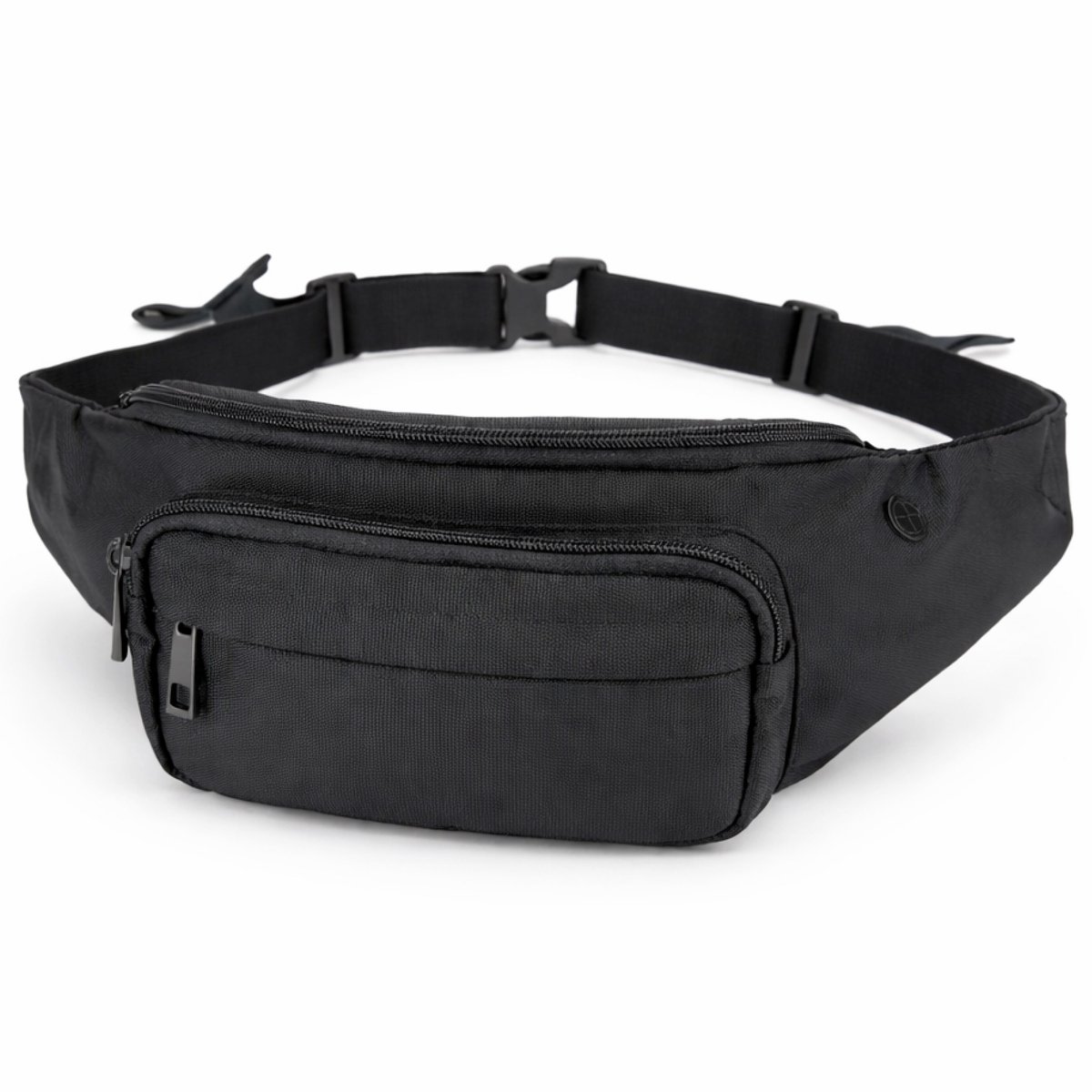 MasonPro Heuptas - RFID Blocking - Waterdicht - Dames & Heren - Telefoontasje - Heuptasje - Crossbody Tas - Fanny Pack Outdoor, Wandelen of Reizen - Schoudertas - Buideltasje - Crossbody Bag - Zwart