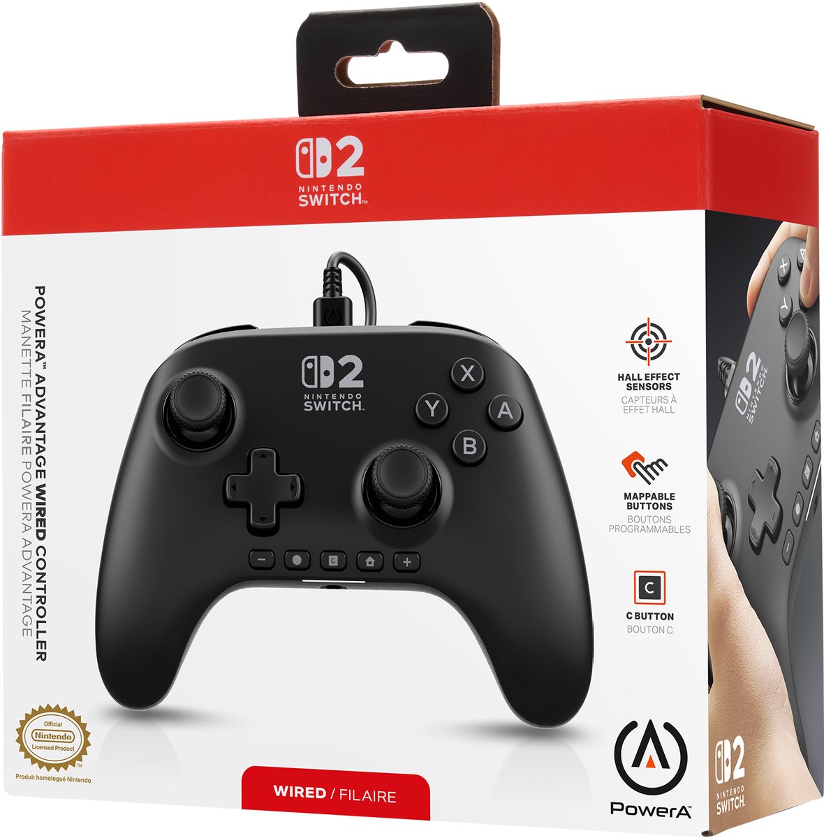 PowerA Bedrade Nintendo Switch Controller - Zwart - 3 M USB-kabel – foto 8
