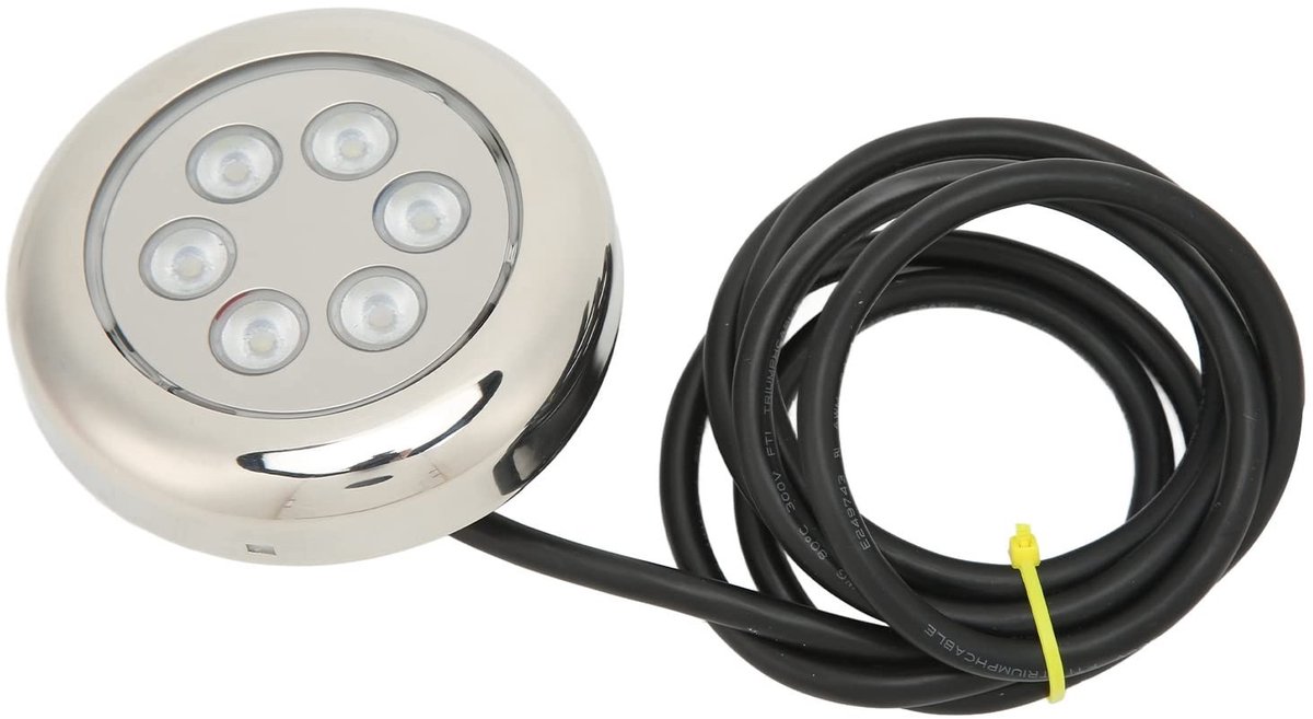 aladdien - Marine LED-licht - Onderwaterlicht - IP68 Waterdicht - 12-24V - Nachtvislicht - Voor Caravans en Boten