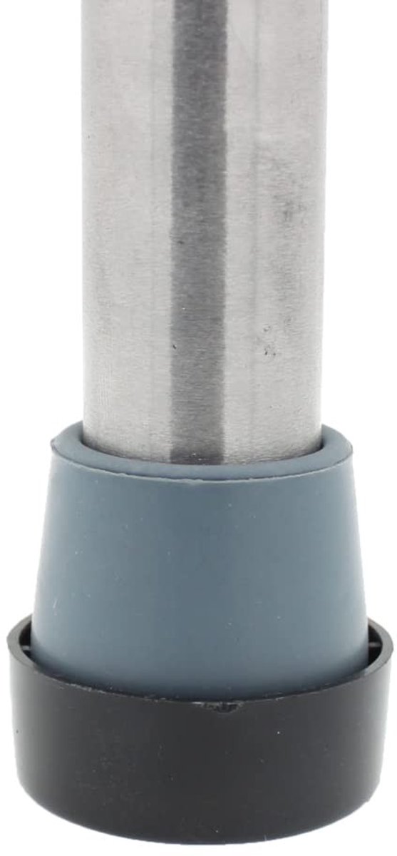 aladdien - Plastic Tapijt Glides - Glijders voor Rollators - 4 Stuks - Zwart - Kunststof Ski's - Voor Wandelaars - Geschikt voor 40mm Ferrules