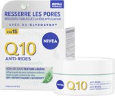 NIVEA Q10 POWER Anti-Rimpel Dagcrème voor Vrouwen - Porie Verfijnend - Gemengde tot vette huid - SPF 15 - Crème Met Algenextract - 50 ml