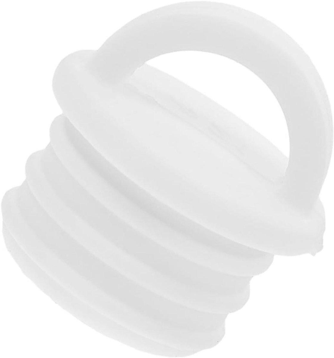 Dweil Emmer Stop - Aftapplug Emmer - Water Afvoeren - Krachtige Afdichting - 27x25 mm - Wit