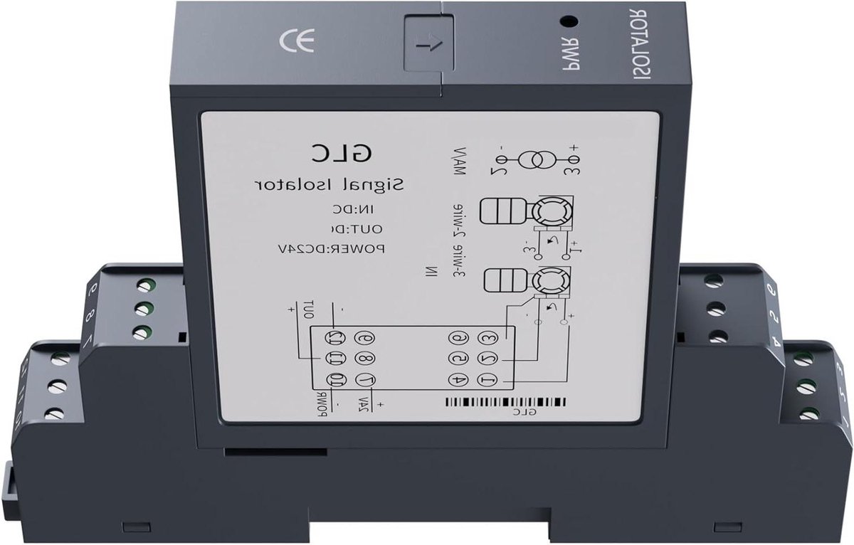 Signaalverdeler - Signaalomvormer - Signalen Verwerken - 1 Ingang 1 Uitgang - 15 x 15 x 10 cm - Grijs