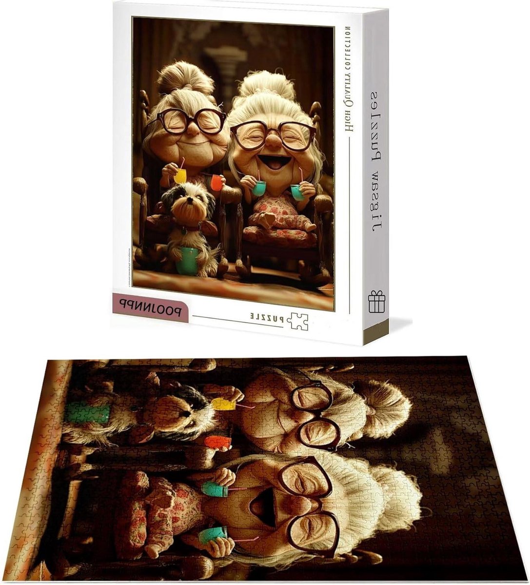 Houten Puzzel - Puzzel Volwassenen - Ontspanning en Uitdaging - Genummerde Rugzijde - 1500 Stukjes - Multicolor
