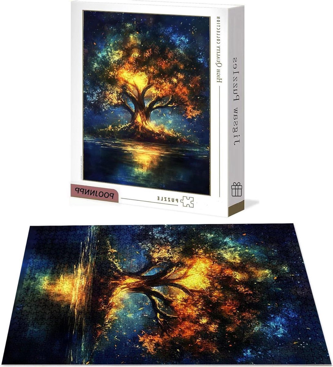 Houten Puzzel - Legpuzzel Volwassenen - Ontspanning Thuis - Genummerde Achterkant - 122 x 81 cm - Meerkleurig