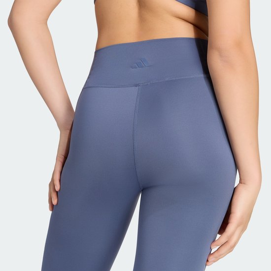 Adidas Performance All Me Essentials Flare Legging - Dames - Blauw van Adidas — afbeelding 4