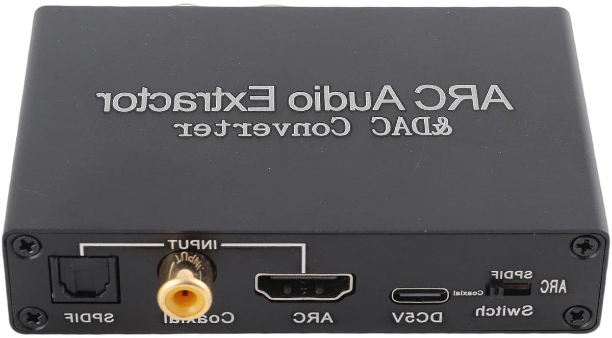 ARC Sound Extractor - Audio Converter - Geluid Verwerken - Volumeregeling - 192 KHz - Zilver