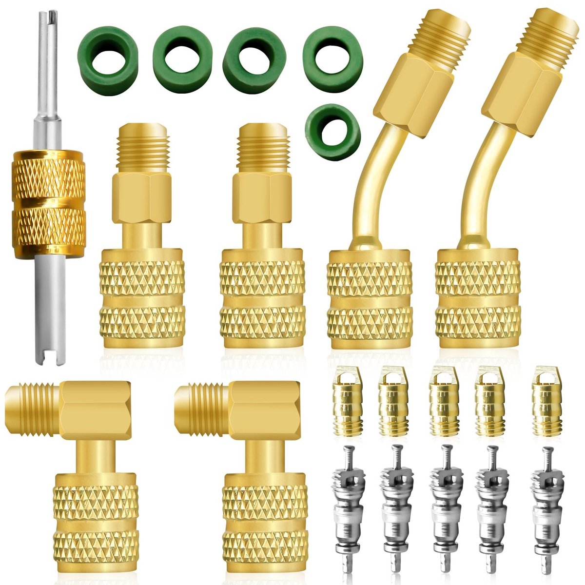 R410A Adapter Set - Kleine Split Adapter voor Airco en Koeling