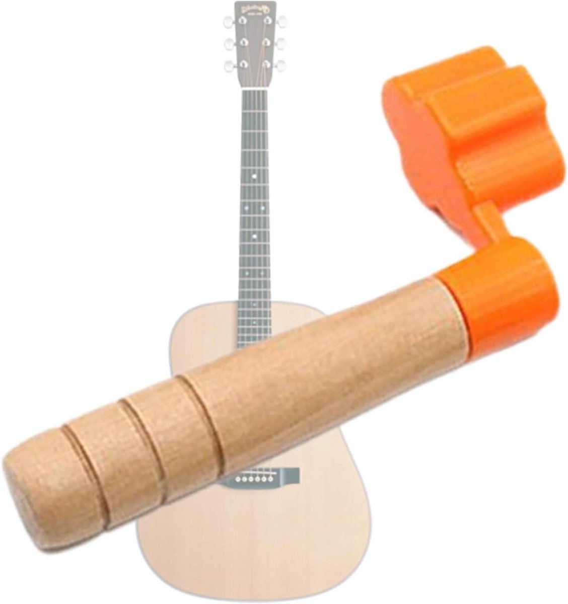 Gitaar Snaarwinder - Snaarwissel Tool - Gitaar Onderhoud - Ergonomisch Ontwerp - 272 g - Oranje
