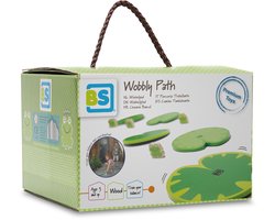 BS Toys Wiebelpad - Vloerspel - Evenwichtsspel - Hout - Cadeau Kind